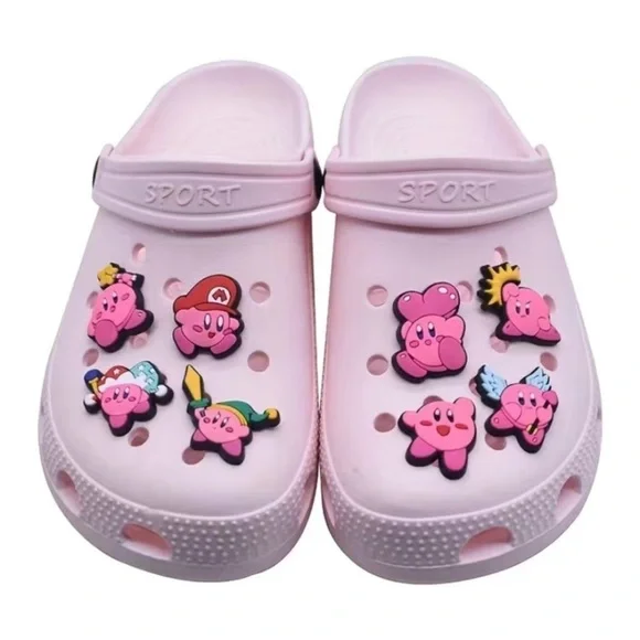 Kirby Croc charms Jibbitz 25 (pcs)set for crocs or bubble slides shoes - Picture 4 of 7